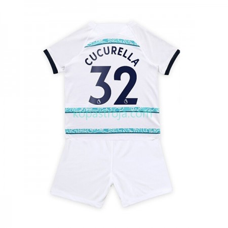 Billiga Fotbollströjor Chelsea Cucurella 32 Barn Borta tröja 2022/23 Kortärmad